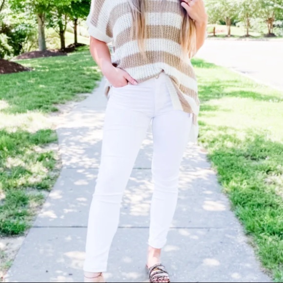 RISEN Denim - Risen non distressed white jeans